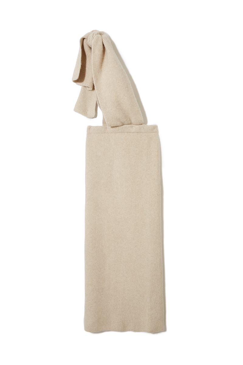 Fox Rib Dress & Skirt 詳細画像 White 2