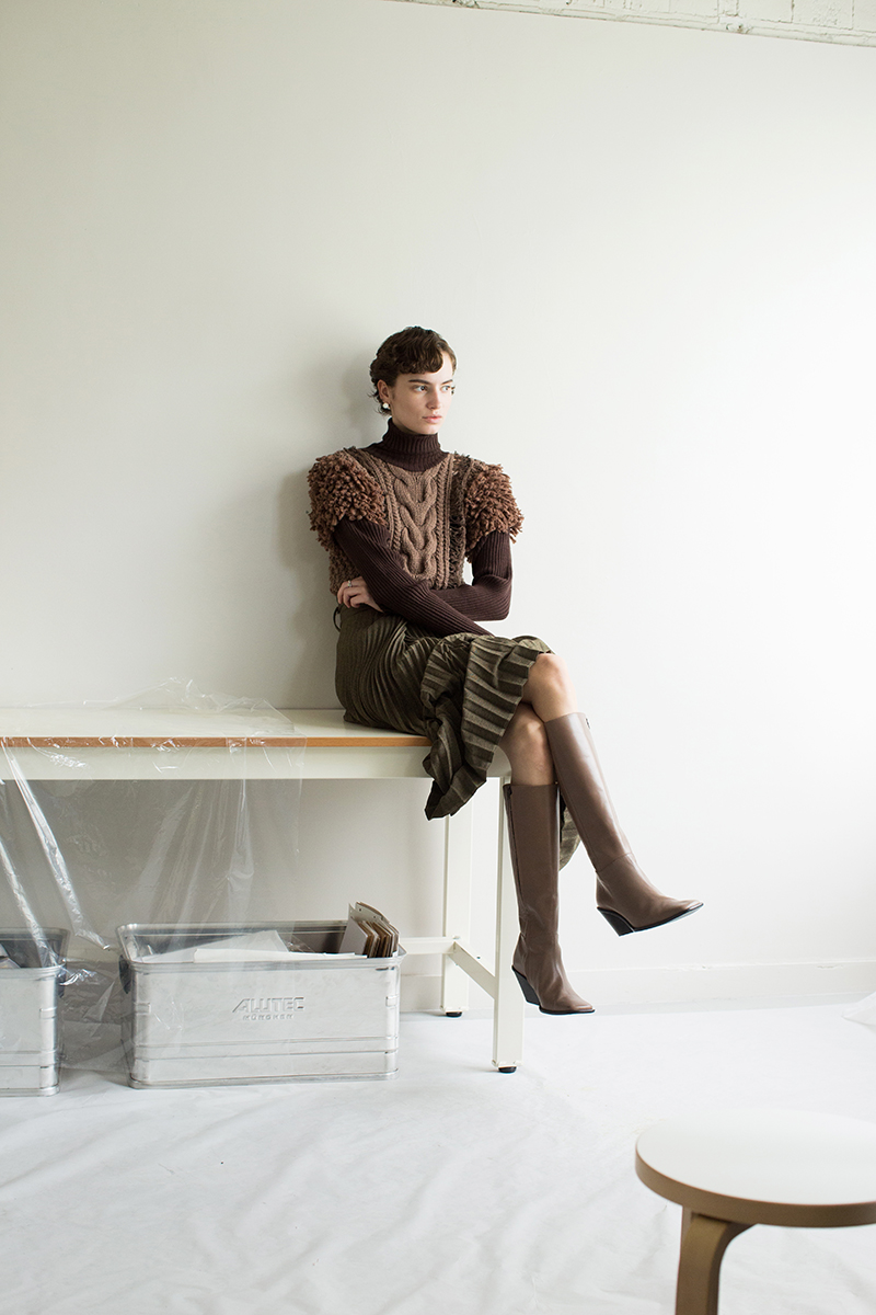 Patchwork Minimal Turtle 詳細画像 Khaki 2