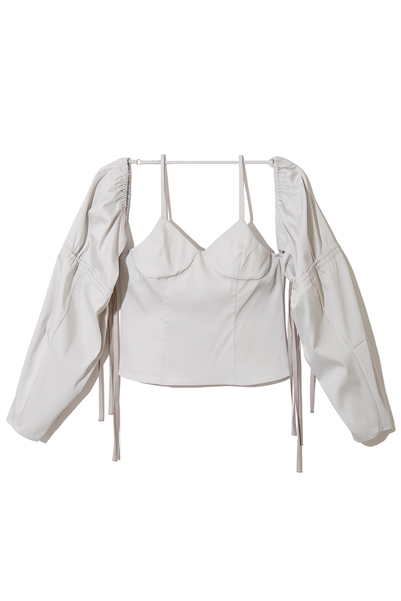 Leonor Corset Top 詳細画像 White 1