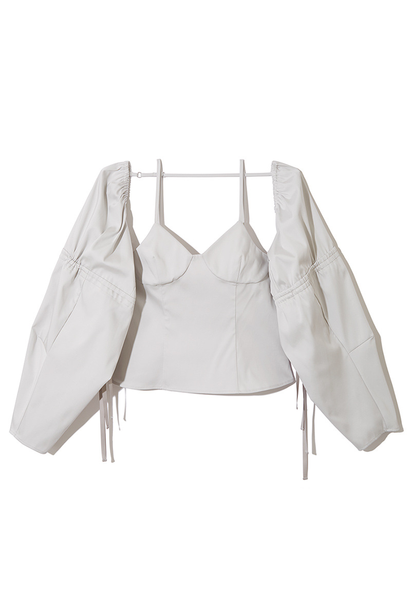 Leonor Corset Top 詳細画像 White 3
