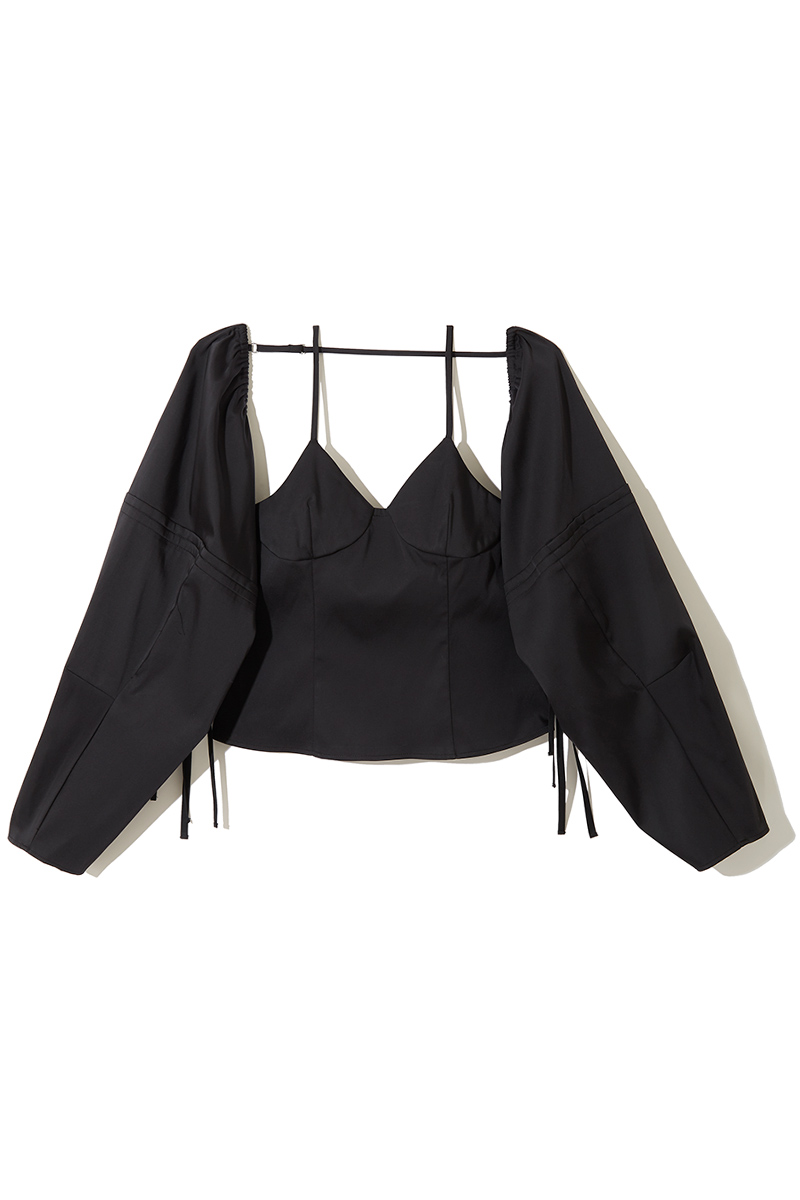 Leonor Corset Top 詳細画像 Black 3
