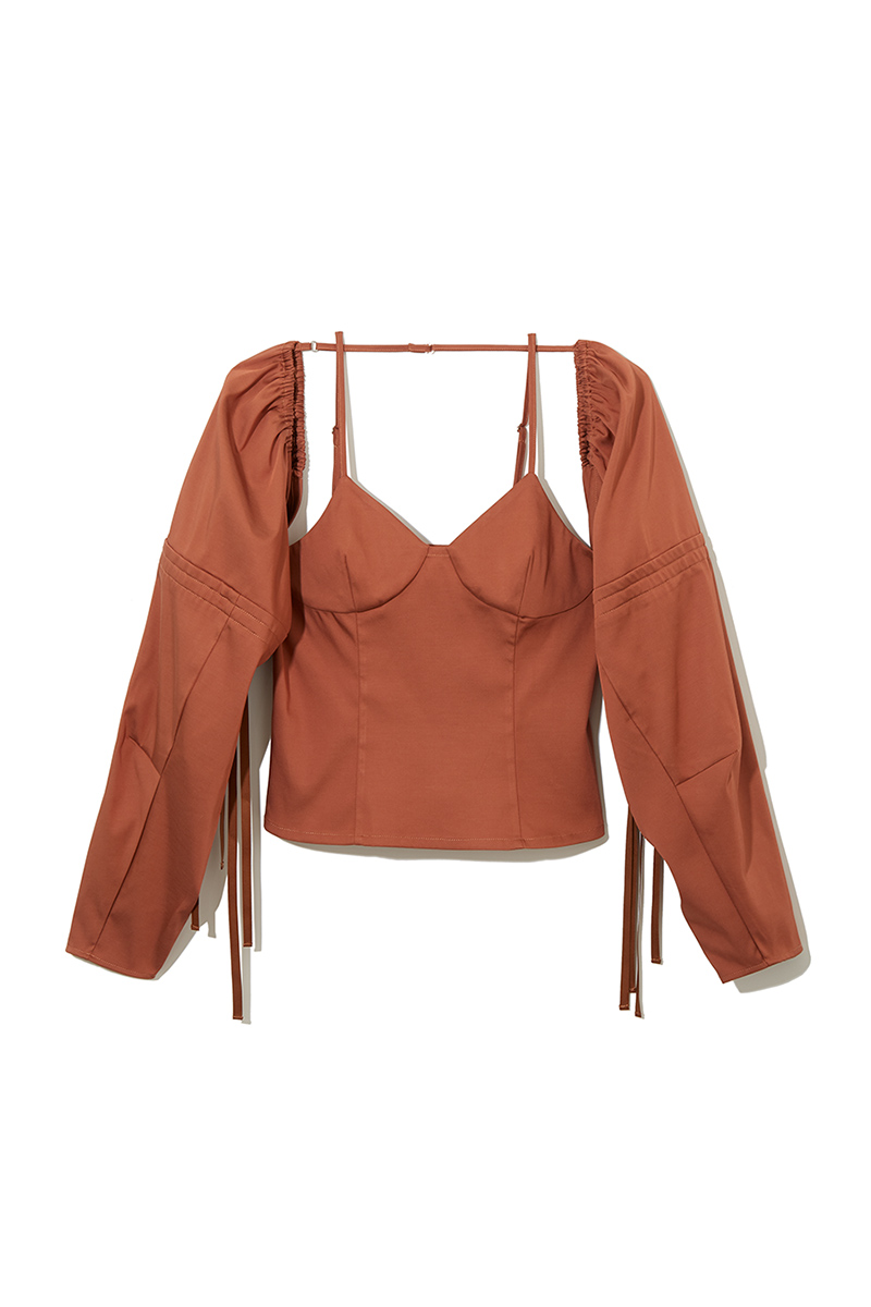 Leonor Corset Top 詳細画像 Orange 1