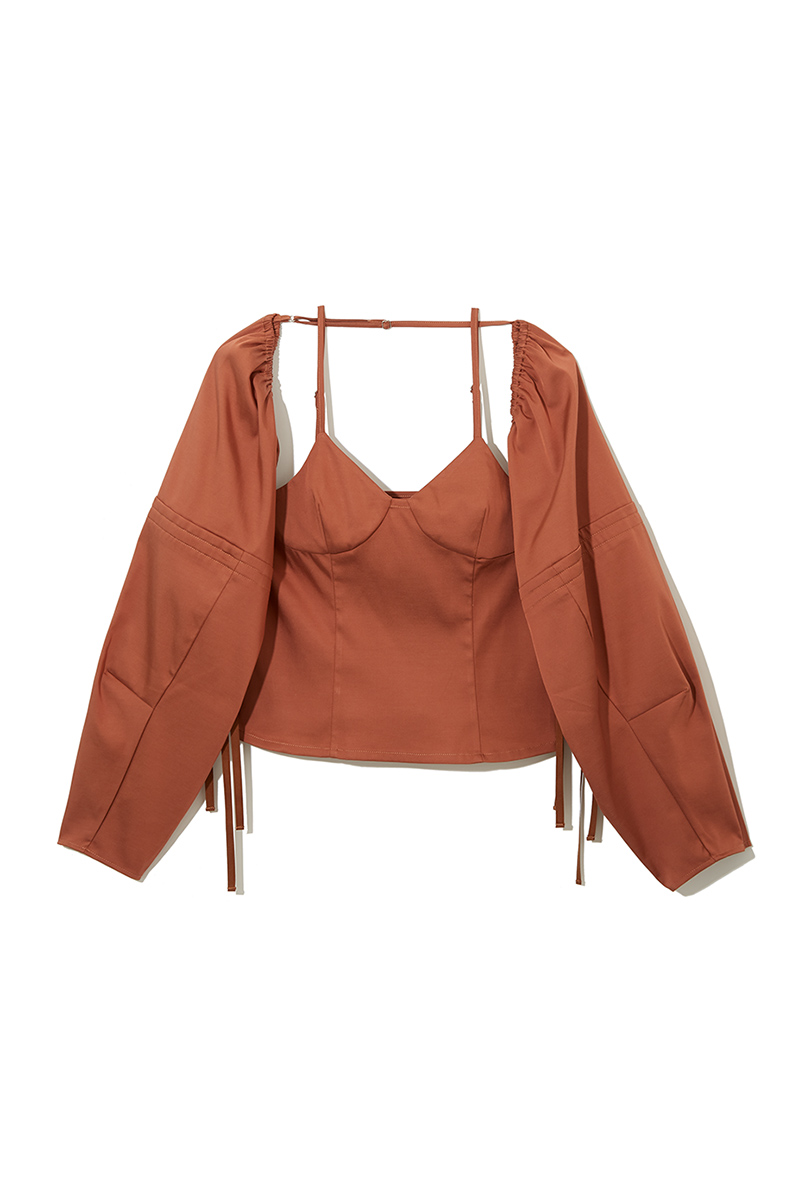 Leonor Corset Top 詳細画像 Orange 3