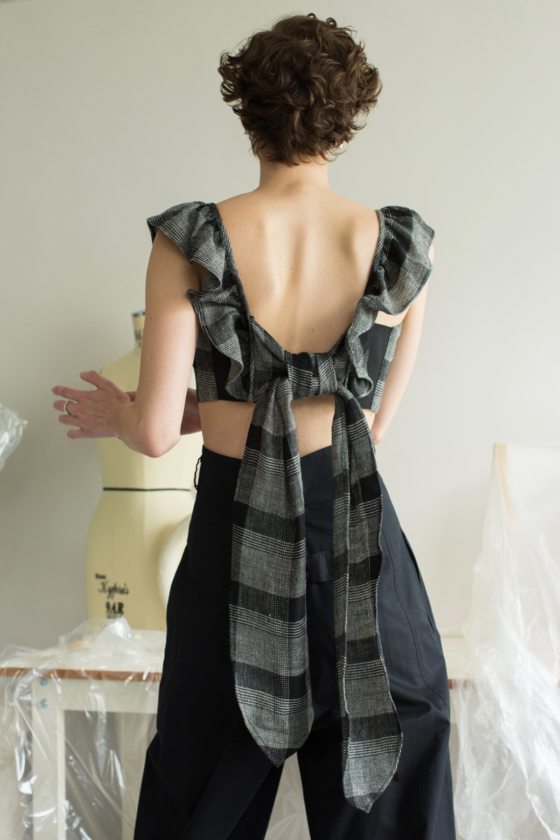 Cropped Apron Top