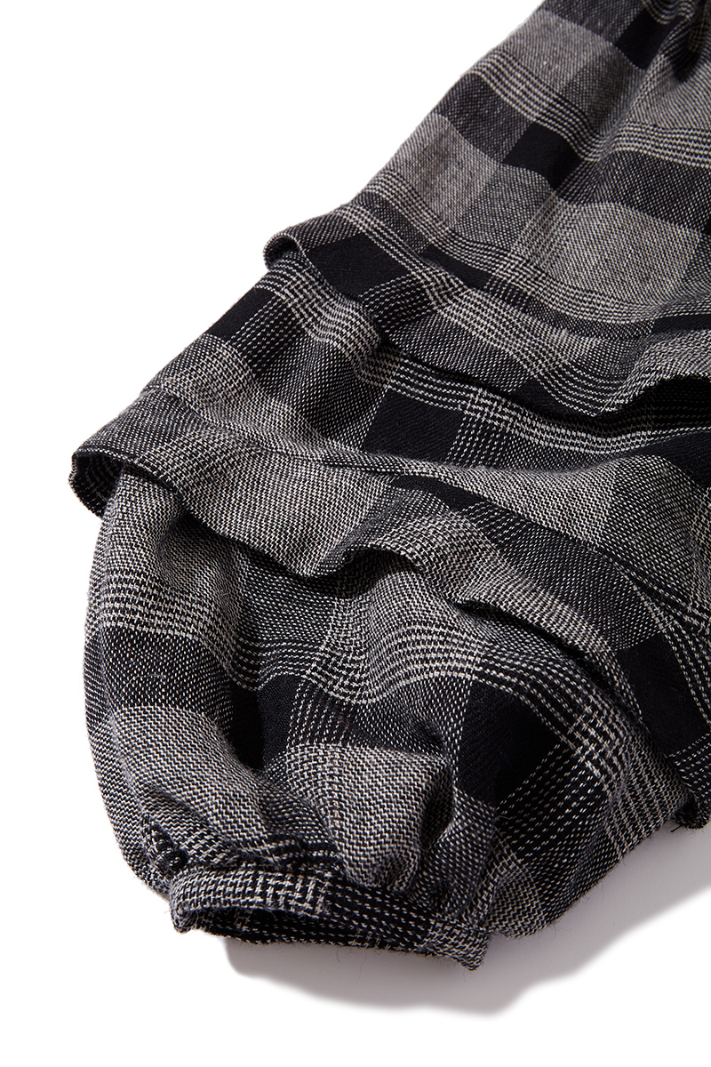 Check Blouse 詳細画像 Gray 3