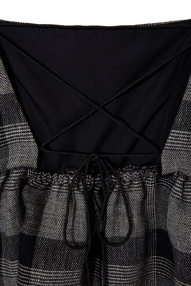 Check Blouse 詳細画像 Gray 4