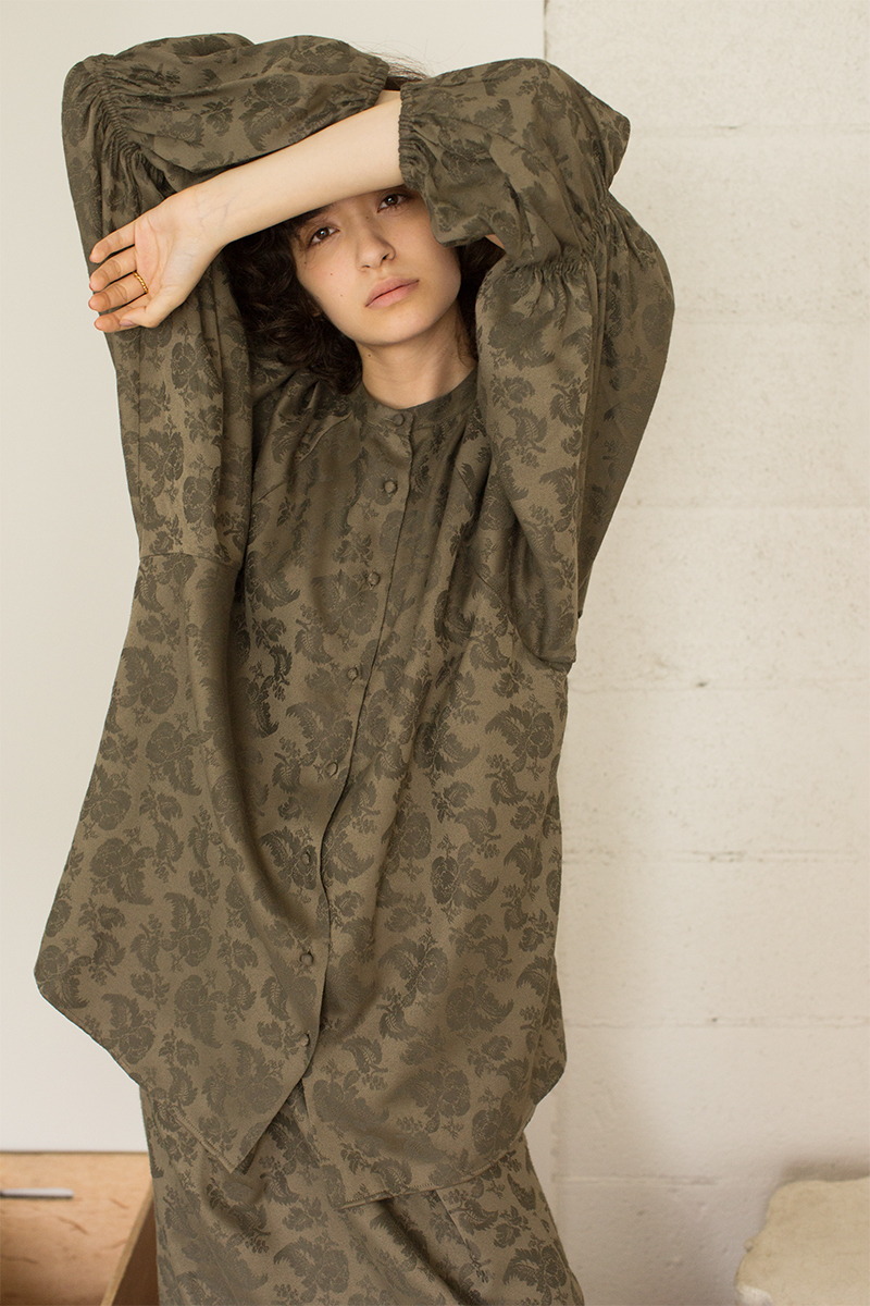 Jacquard Shirt 詳細画像 Green 1