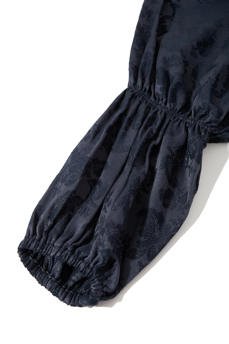 Jacquard Shirt 詳細画像 Navy 3