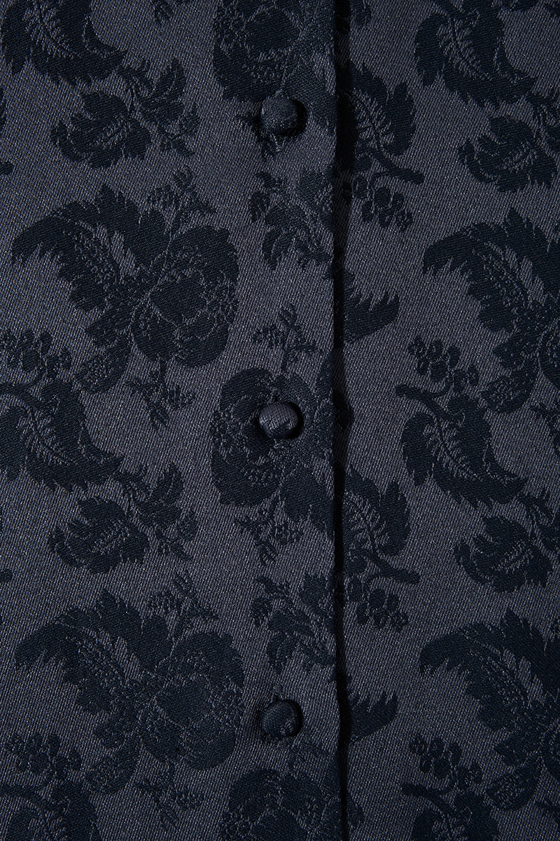 Jacquard Shirt 詳細画像 Navy 4