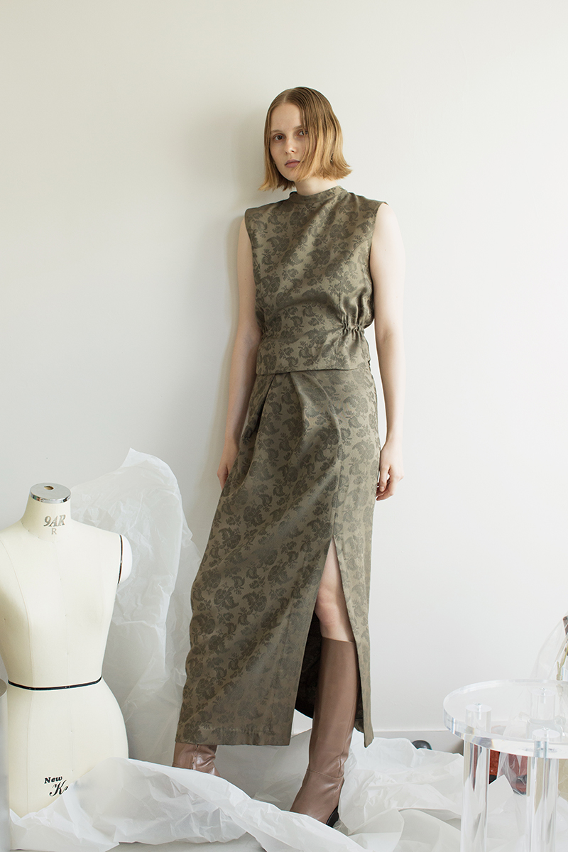 Jacquard Open Top 詳細画像 Green 2