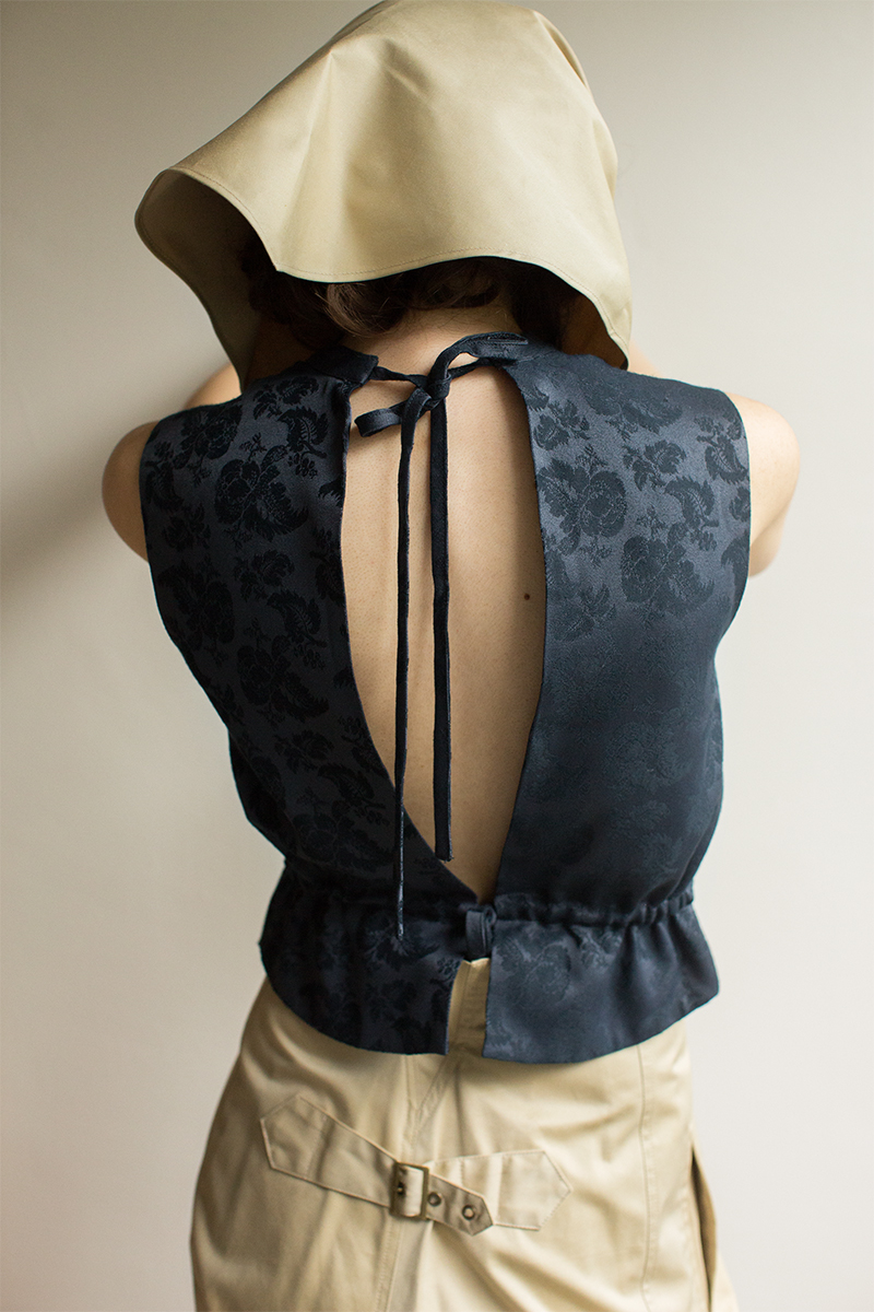 Jacquard Open Top 詳細画像 Navy 2