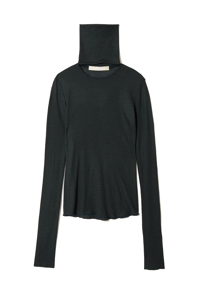 Livia Wool Top 詳細画像 Green 1