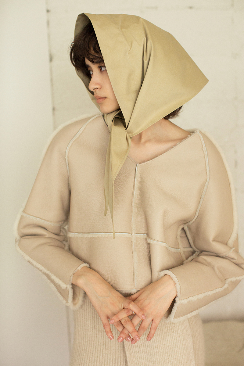 Mouton Crop Top 詳細画像 Beige 1
