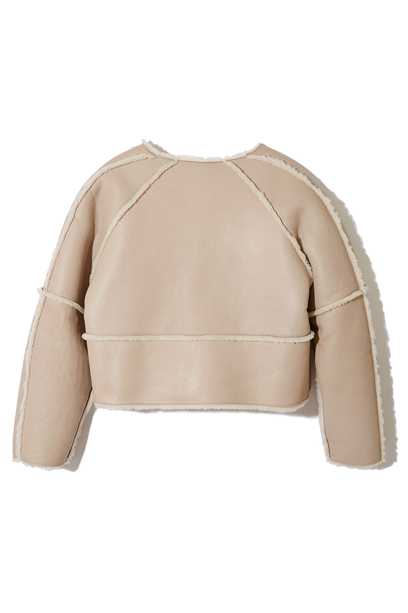 Mouton Crop Top 詳細画像 Beige 2