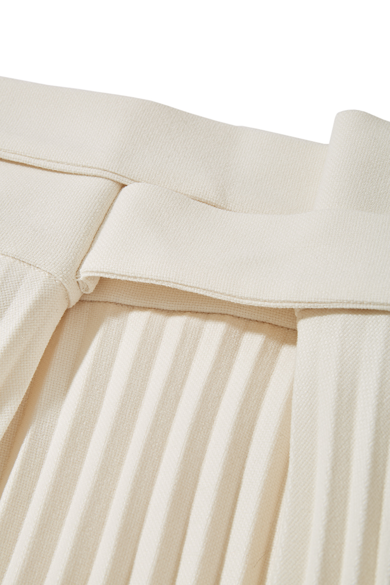Geometric Wrap Skirt 詳細画像 White 3