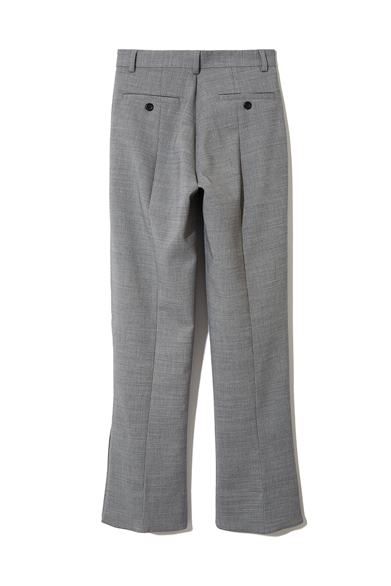 Georgie Slit Trousers 詳細画像 Gray 2