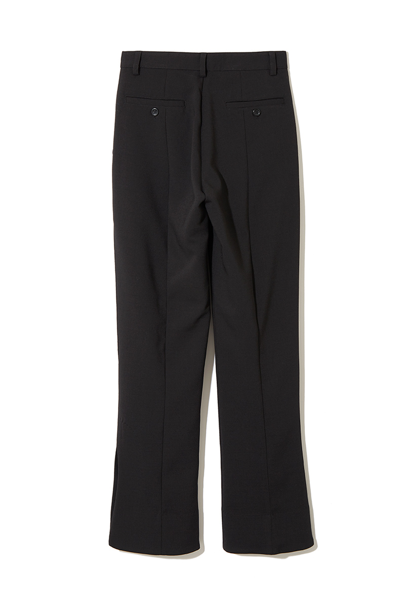 Georgie Slit Trousers 詳細画像 Black 2