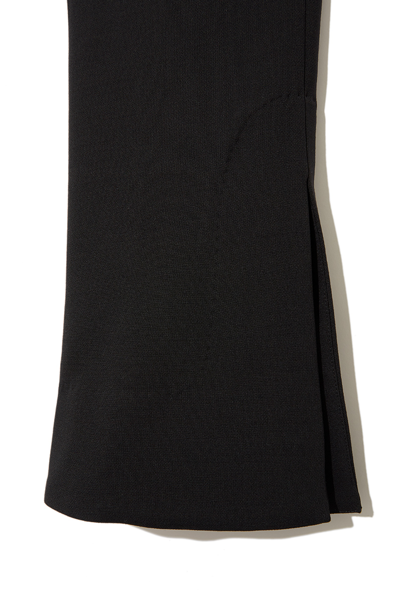 Georgie Slit Trousers 詳細画像 Black 4