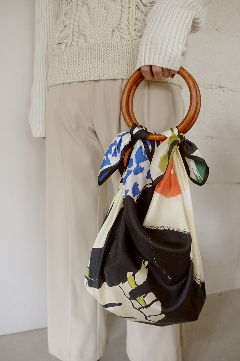 Rosie McGuinness Furoshiki Silk Scarf 詳細画像 Mix 4