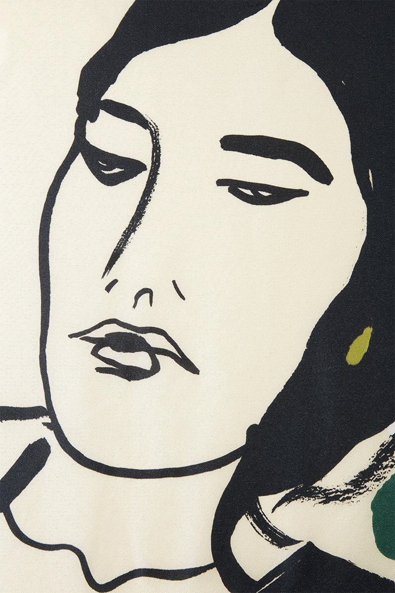 Rosie McGuinness Furoshiki Silk Scarf 詳細画像 Mix 4