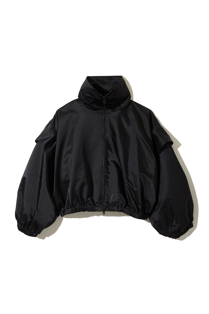 Nylon Cropped Jacket 詳細画像 Black 1