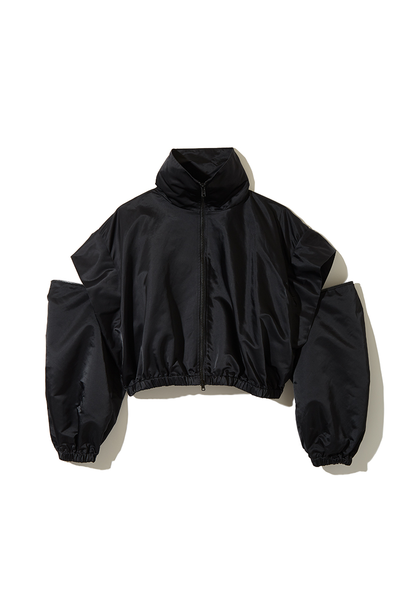 Nylon Cropped Jacket 詳細画像 Black 2