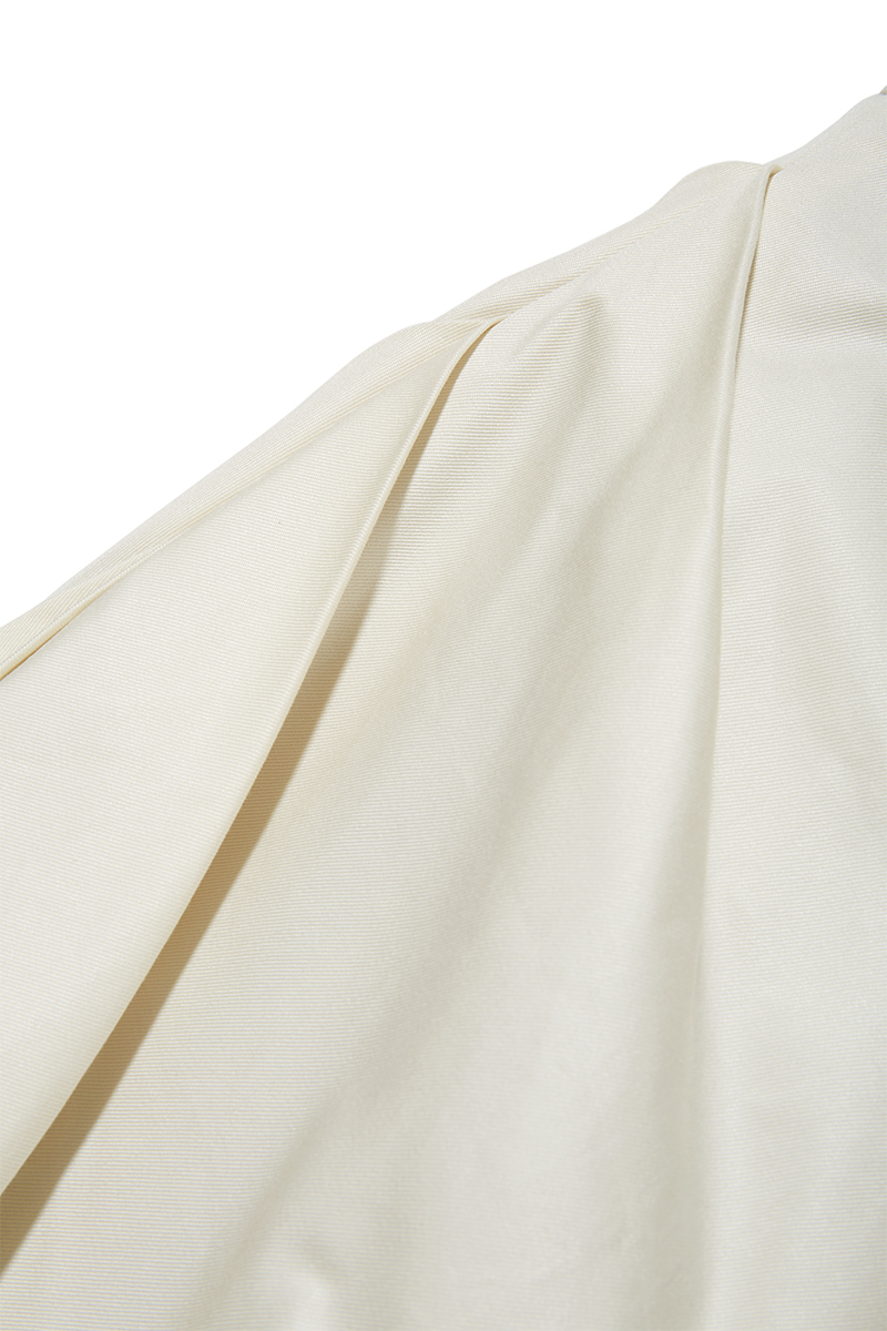 Cotton Puff-sleeve Coat 詳細画像 White 4