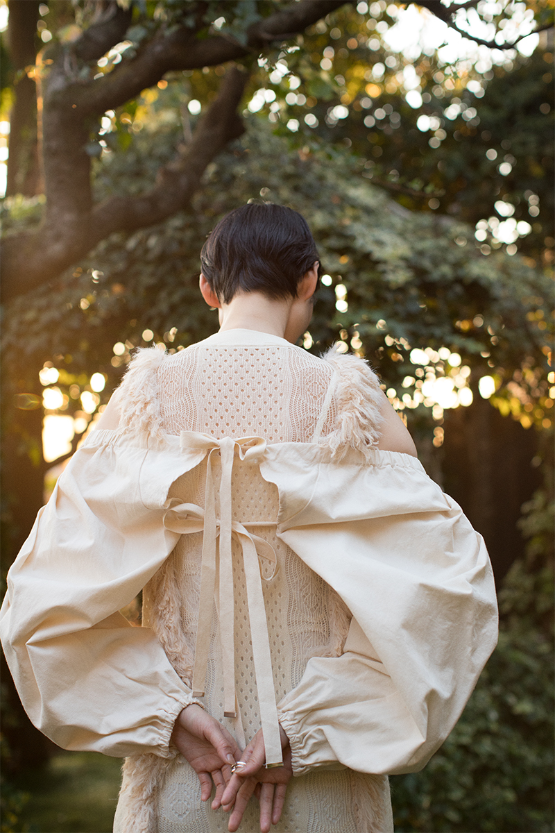 Cotton Sleeve Blouse 詳細画像 White 1