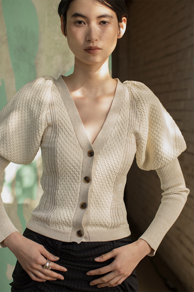 Bobble Knit Cardigan