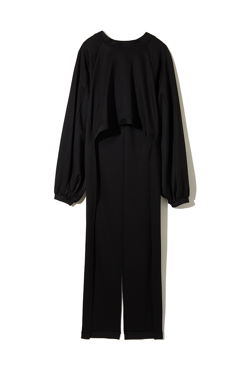 Puff-sleeve Sweat Top 詳細画像 Black 1