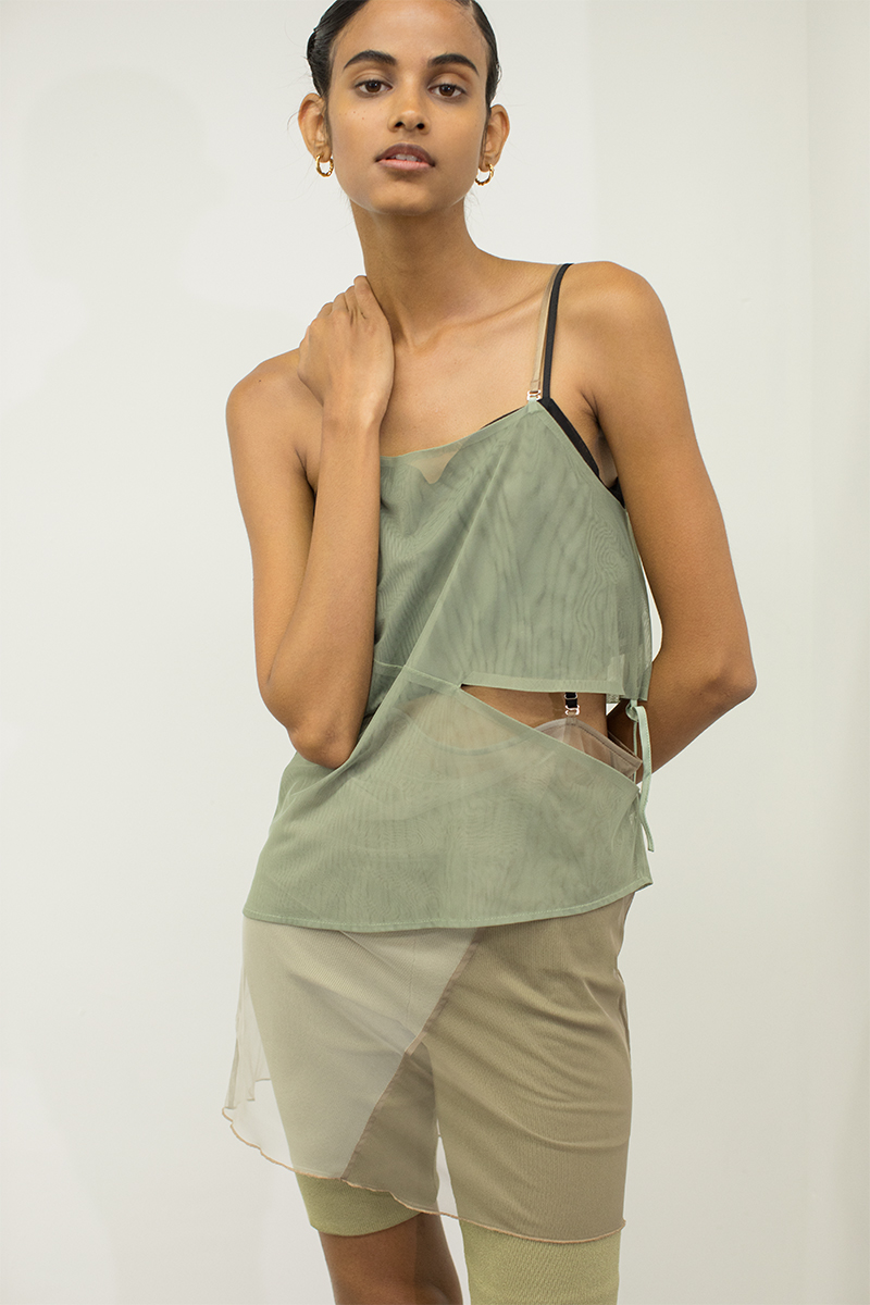 Augustus Combination Cami&Dress 詳細画像 Khaki 1