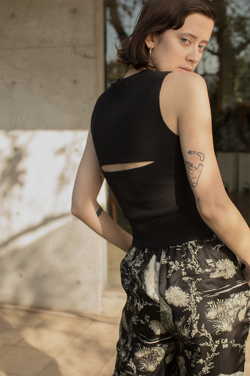 Recycle Cotton Sleeveless Top