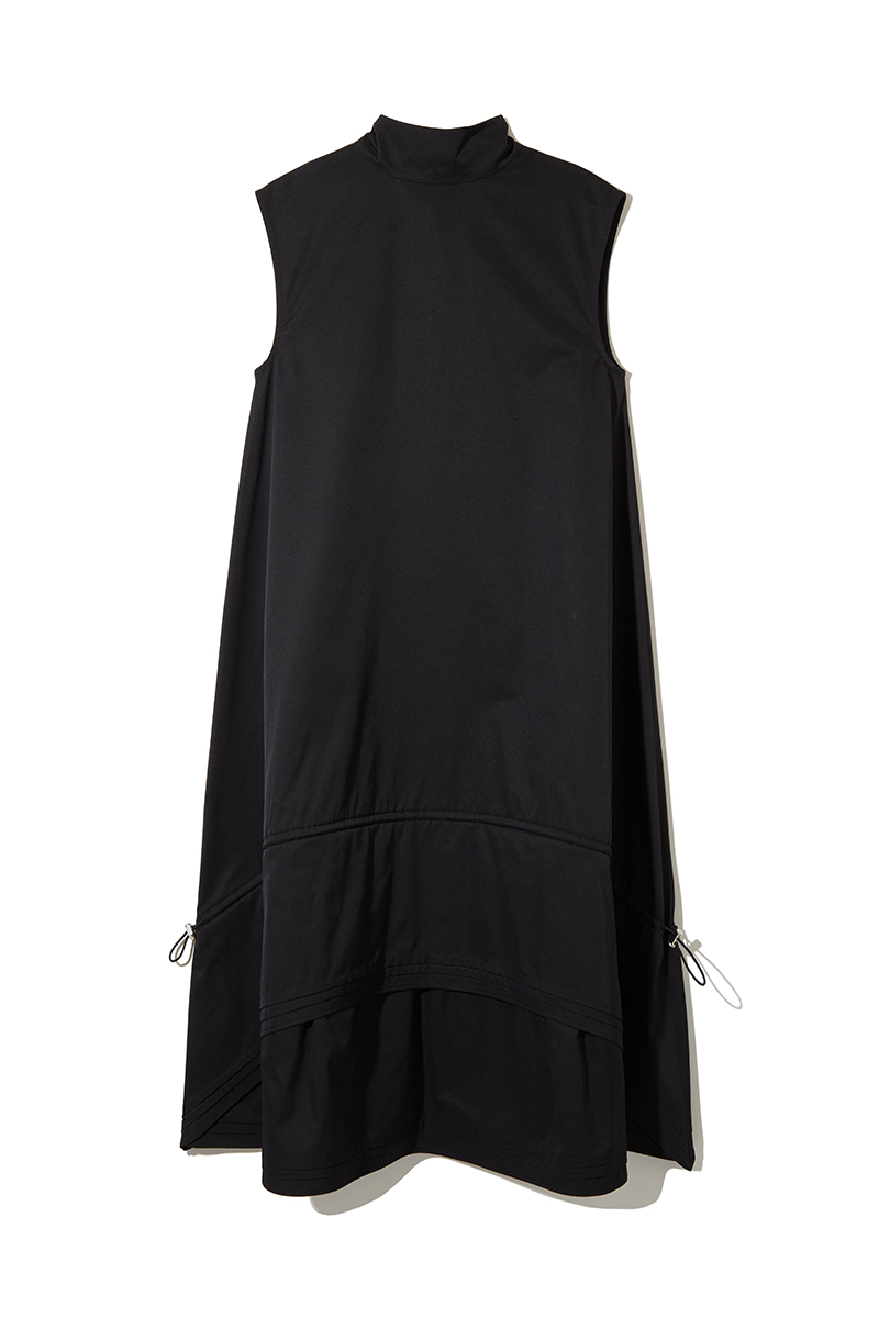 High-neck Sleeveless Dress 詳細画像 Black 1