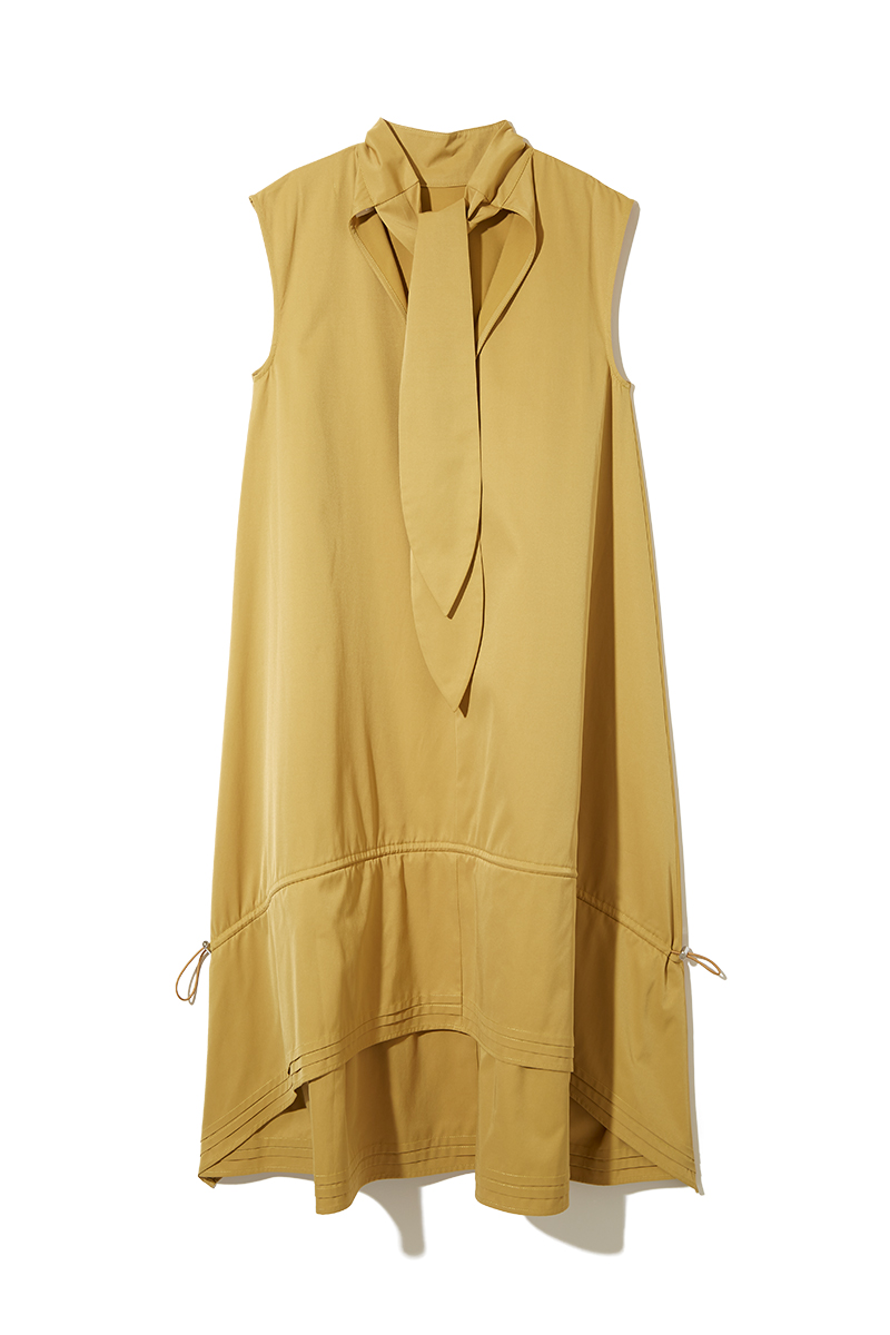High-neck Sleeveless Dress 詳細画像 Yellow 3