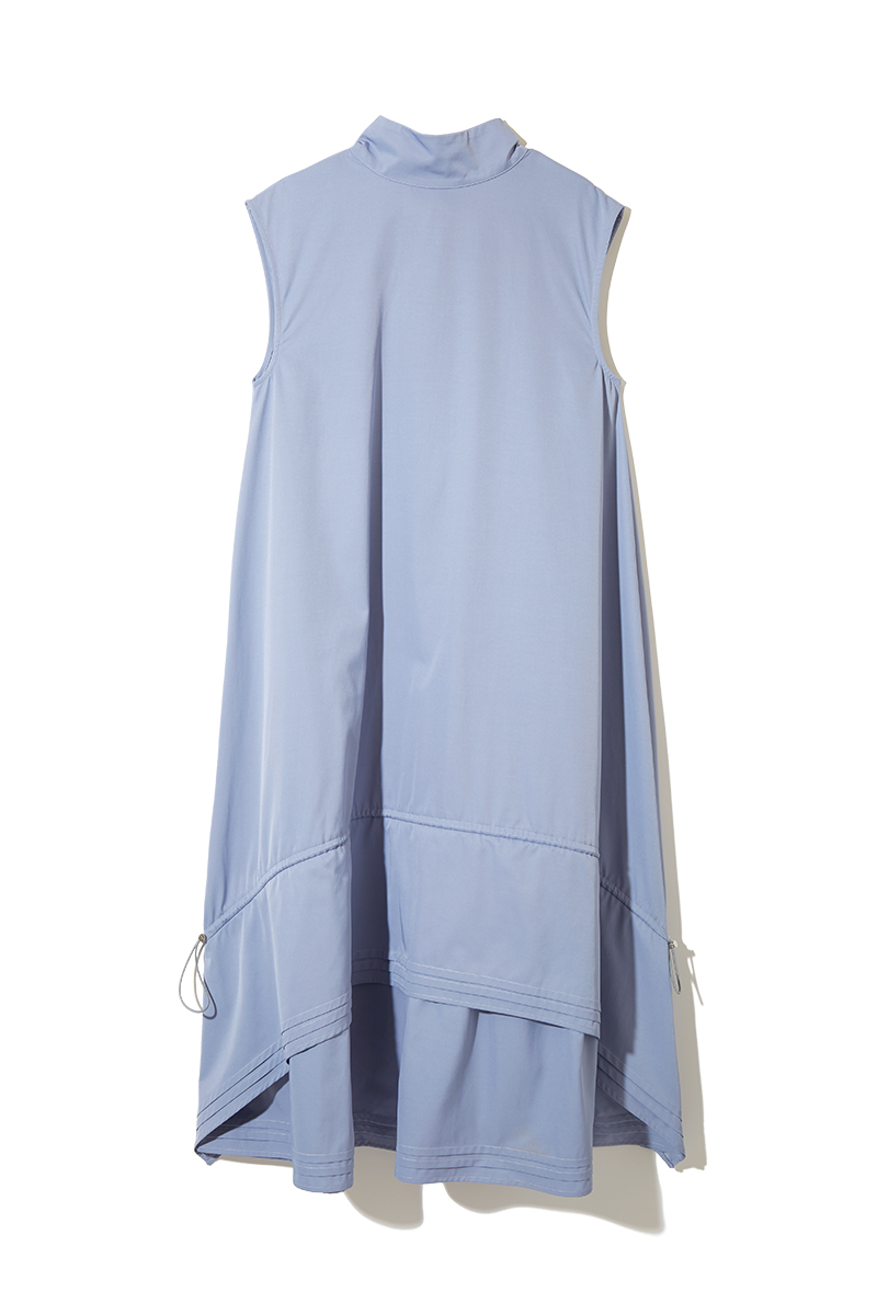 High-neck Sleeveless Dress 詳細画像 Blue 1