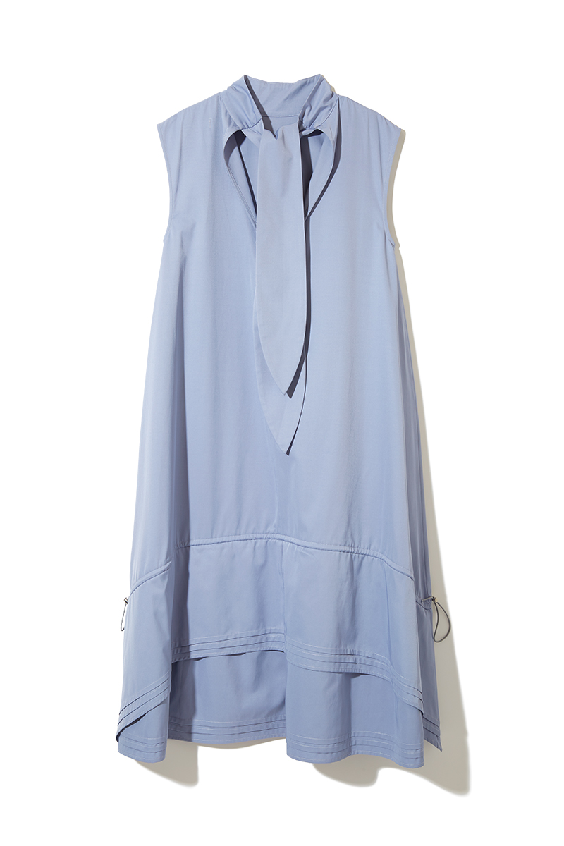 High-neck Sleeveless Dress 詳細画像 Blue 2