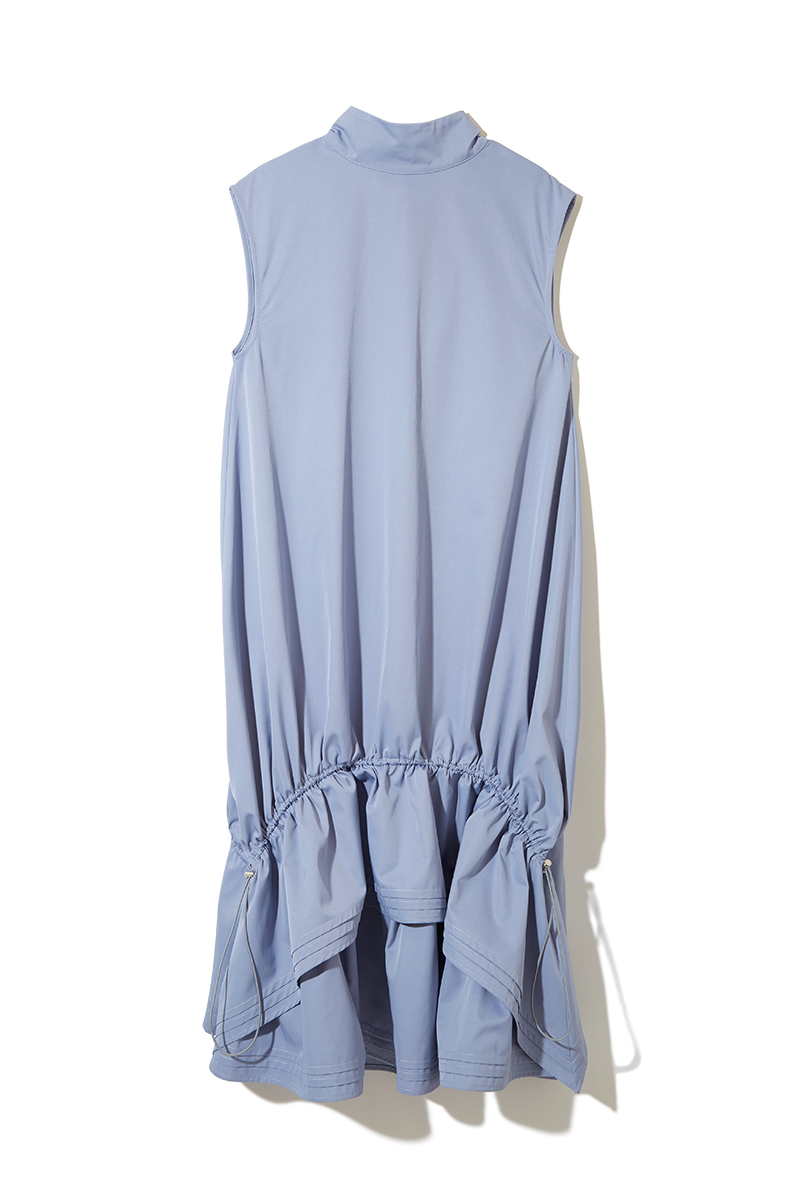 High-neck Sleeveless Dress 詳細画像 Blue 3
