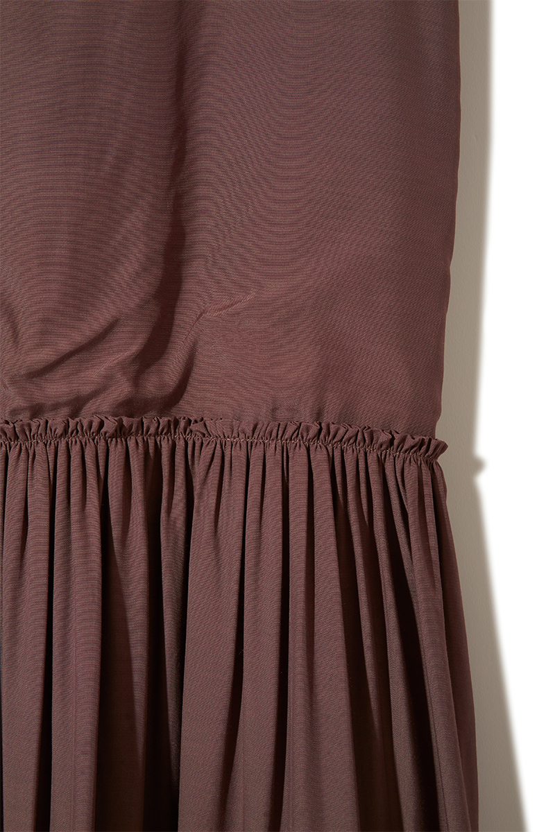Tiered Sleeveless Dress 詳細画像 Brown 3