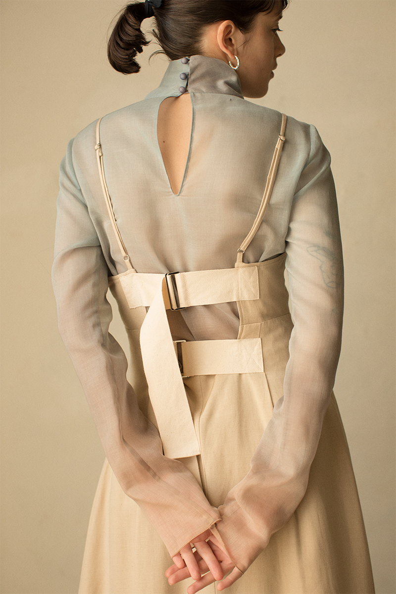 Belted Slip Dress 詳細画像 Beige 3
