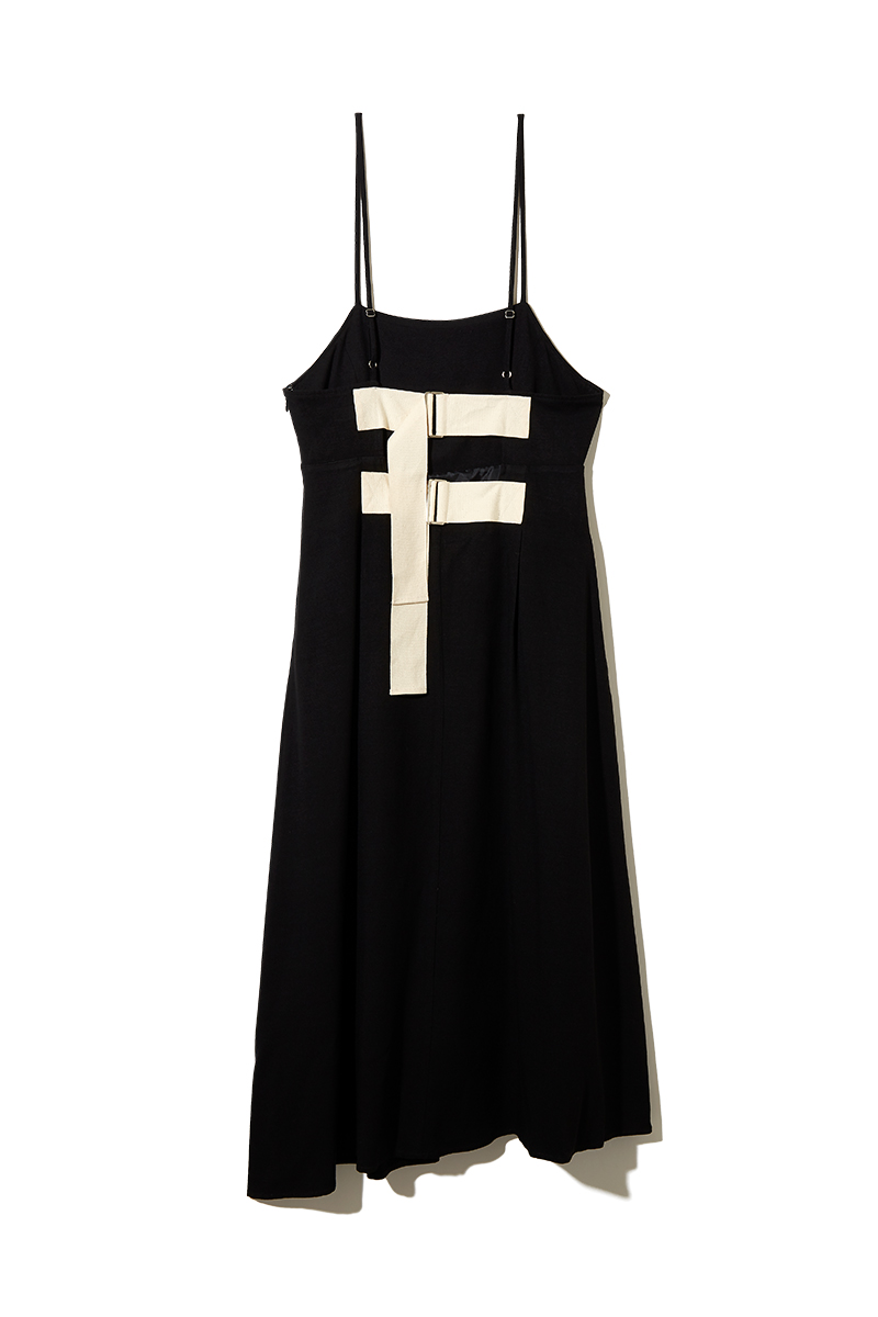 Belted Slip Dress 詳細画像 Black 1