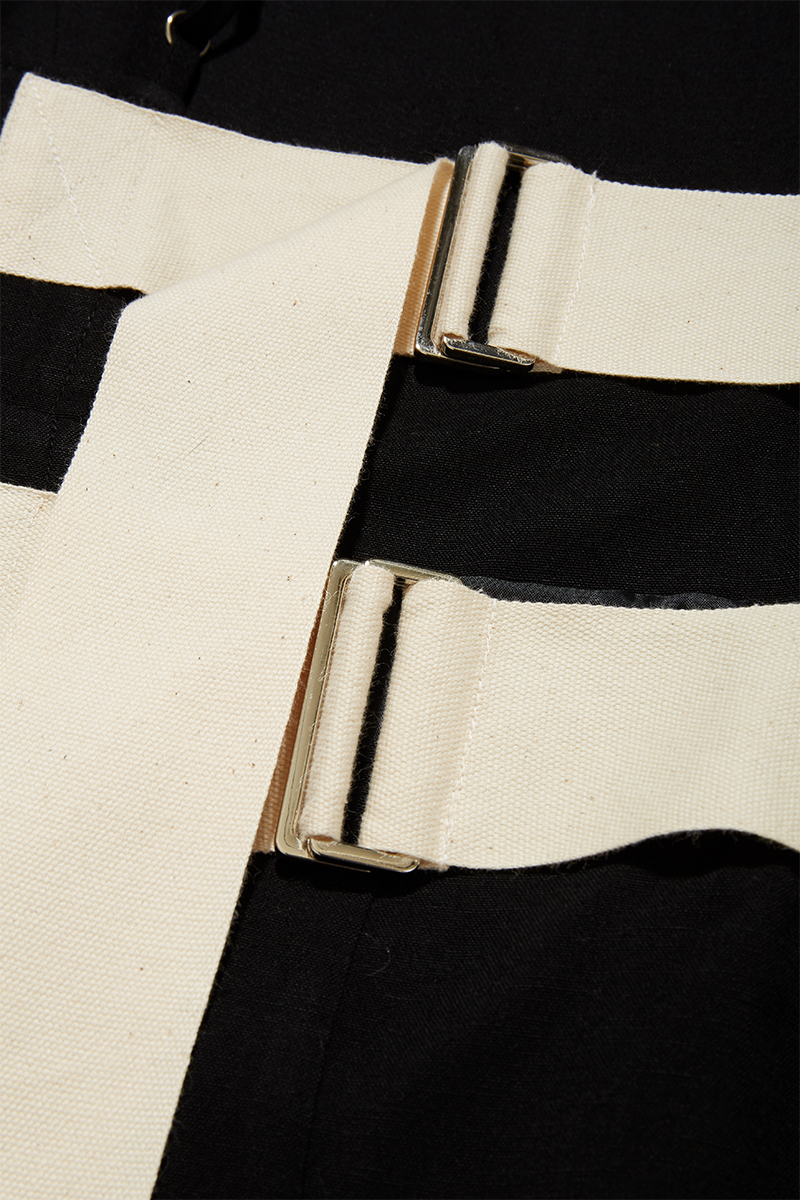 Belted Slip Dress 詳細画像 Black 3