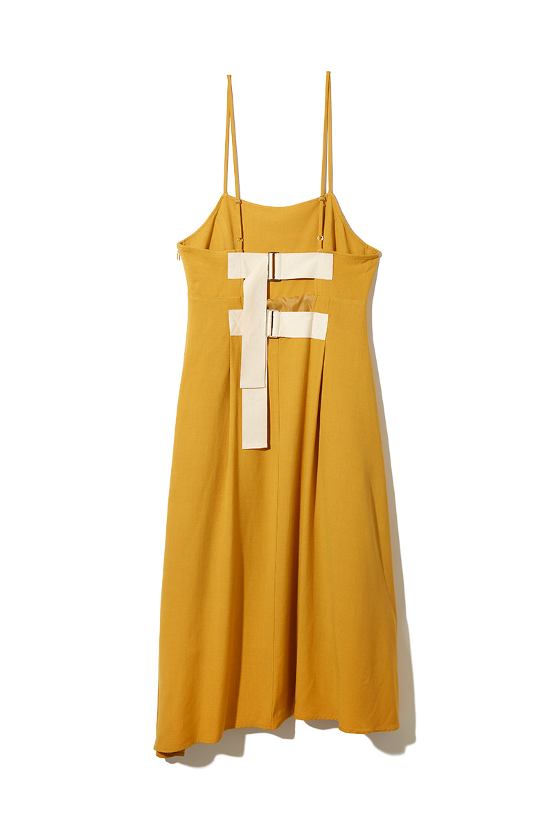 Belted Slip Dress 詳細画像 Yellow 1