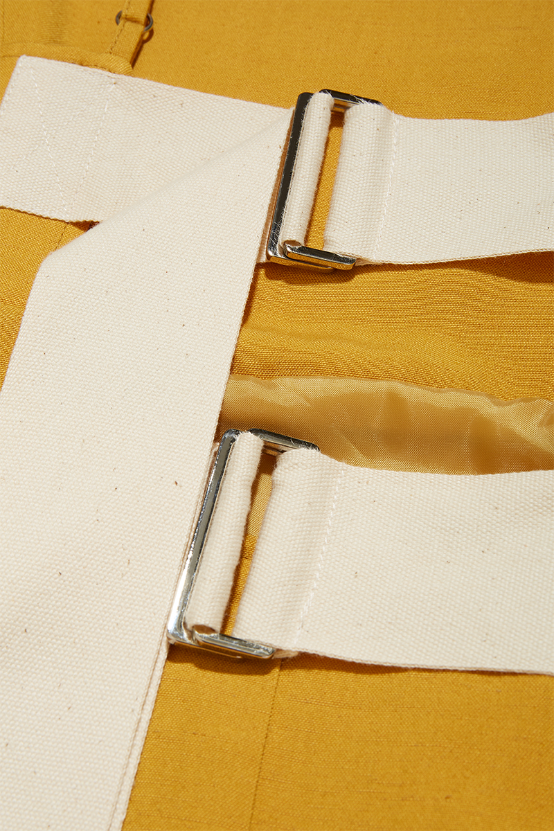 Belted Slip Dress 詳細画像 Yellow 3