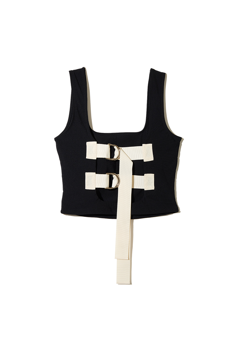 Belted Swimwear 詳細画像 Black 4