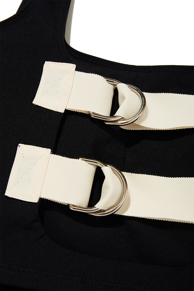 Belted Swimwear 詳細画像 Black 7