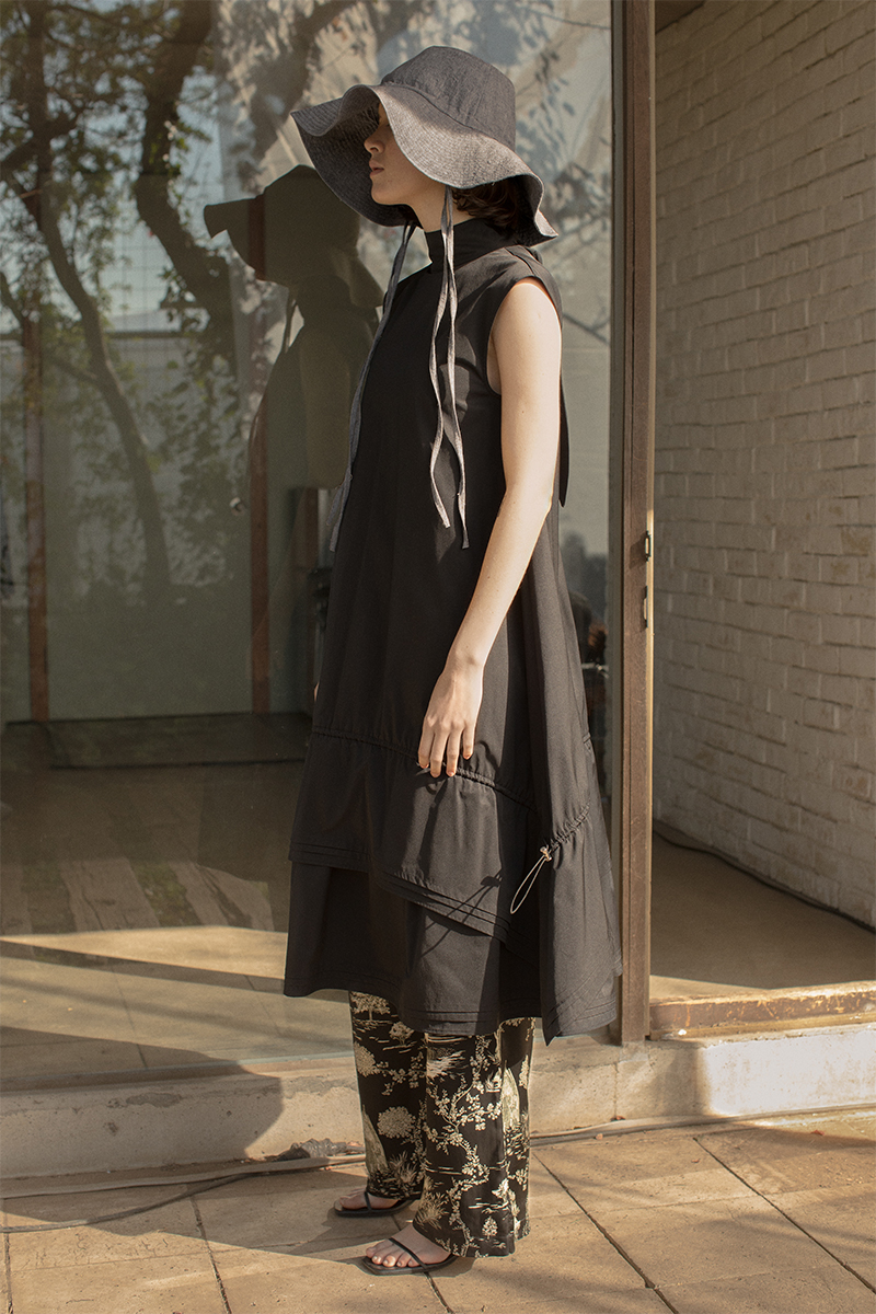 Multi-way String Flare Hat 詳細画像 Black 2