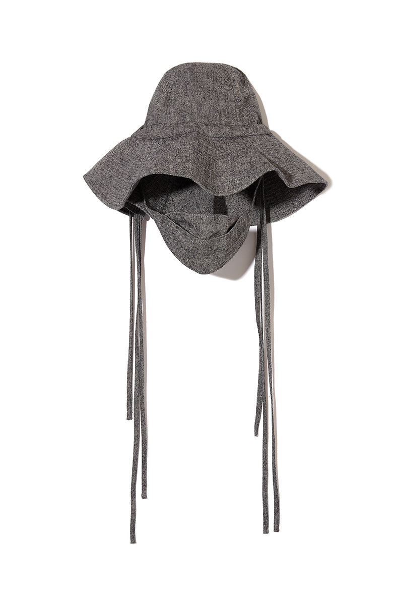 Multi-way String Flare Hat 詳細画像 Black 1