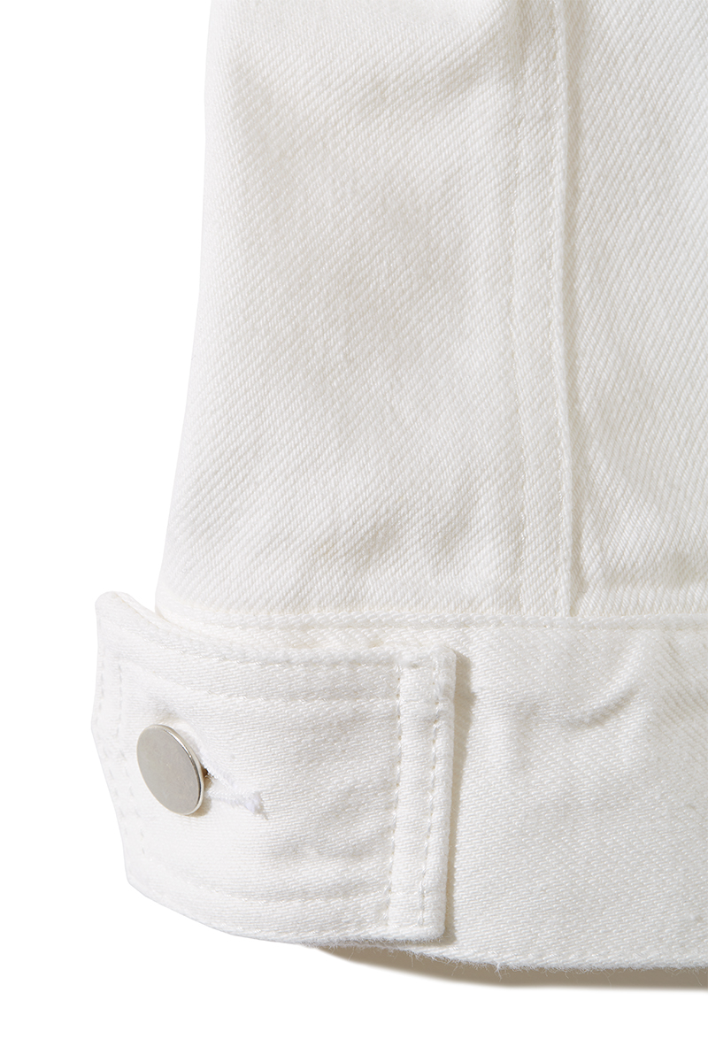 Tulip Denim Jacket 詳細画像 White 3