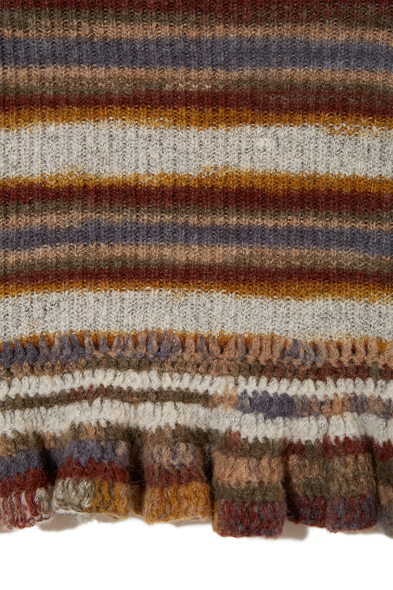Gradation Crochet Frill Top 詳細画像 Blue 4