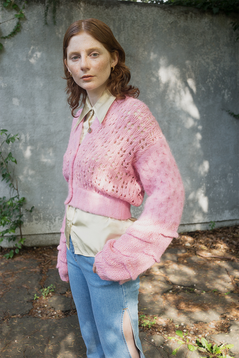 Mama's Patchwork Cardigan 詳細画像 Pink 1